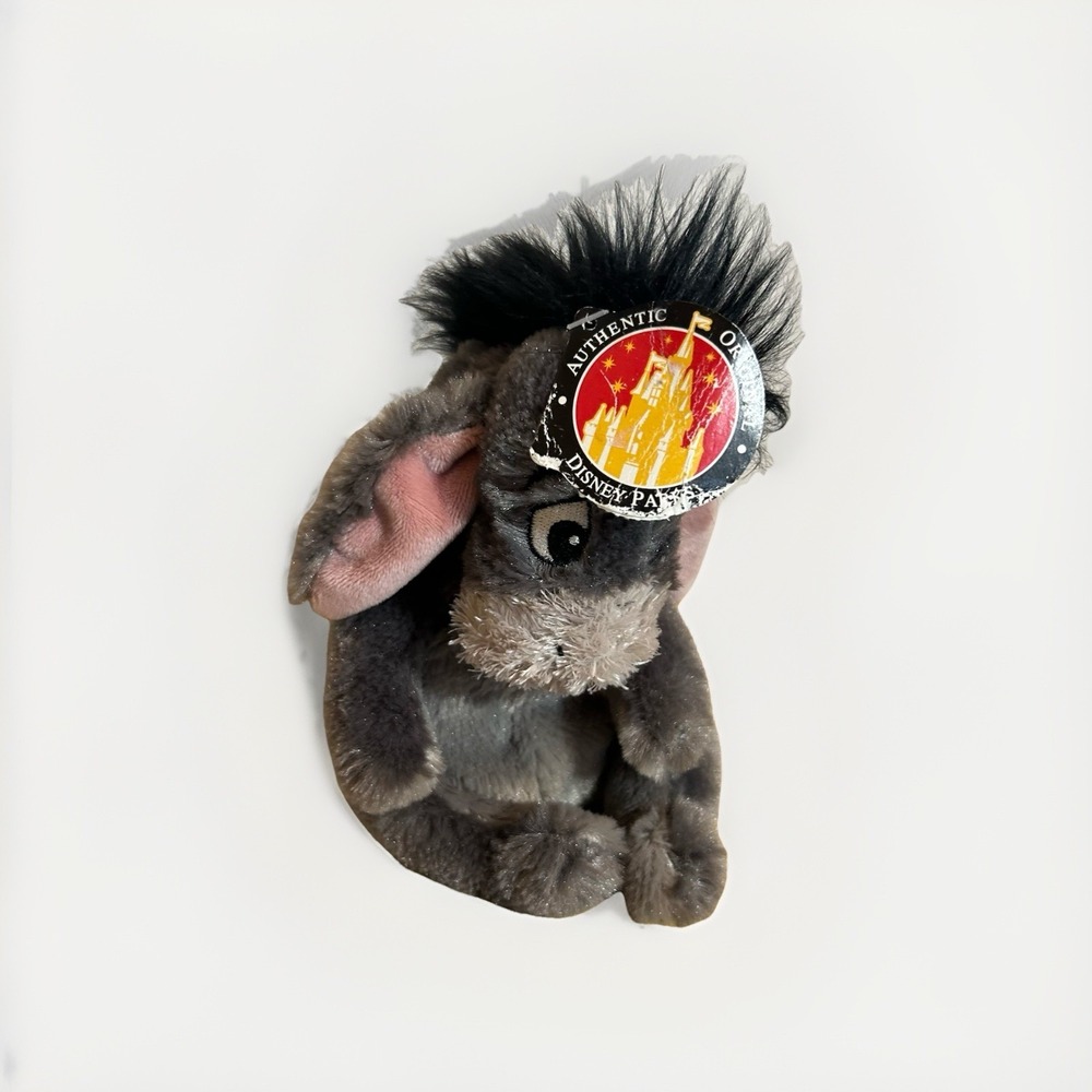 Eeyore‎ Plush Stuffed Animal Disney Park Paris 6" Tall Winnie The Pooh